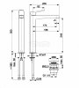 ARMATURA KRAKÓW KFA Bateria umywalkowa nablatowa MALAGA BRUSHED LIGHT GOLD 4522-712-31
